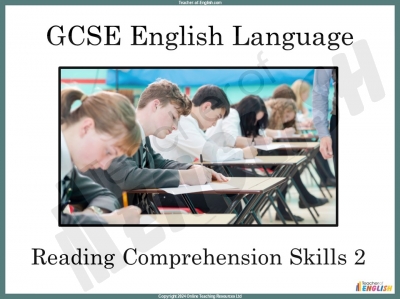 GCSE English Language Reading Comprehension Skills 2